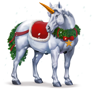 divine horse frohe weihnachten